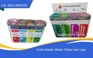 Tempat Sampah Stainless 4 In 1